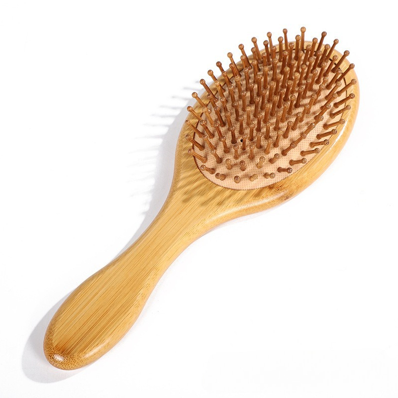 Bamboo Hair Brush - 1 szt. Bambusowa szczotka do włosów