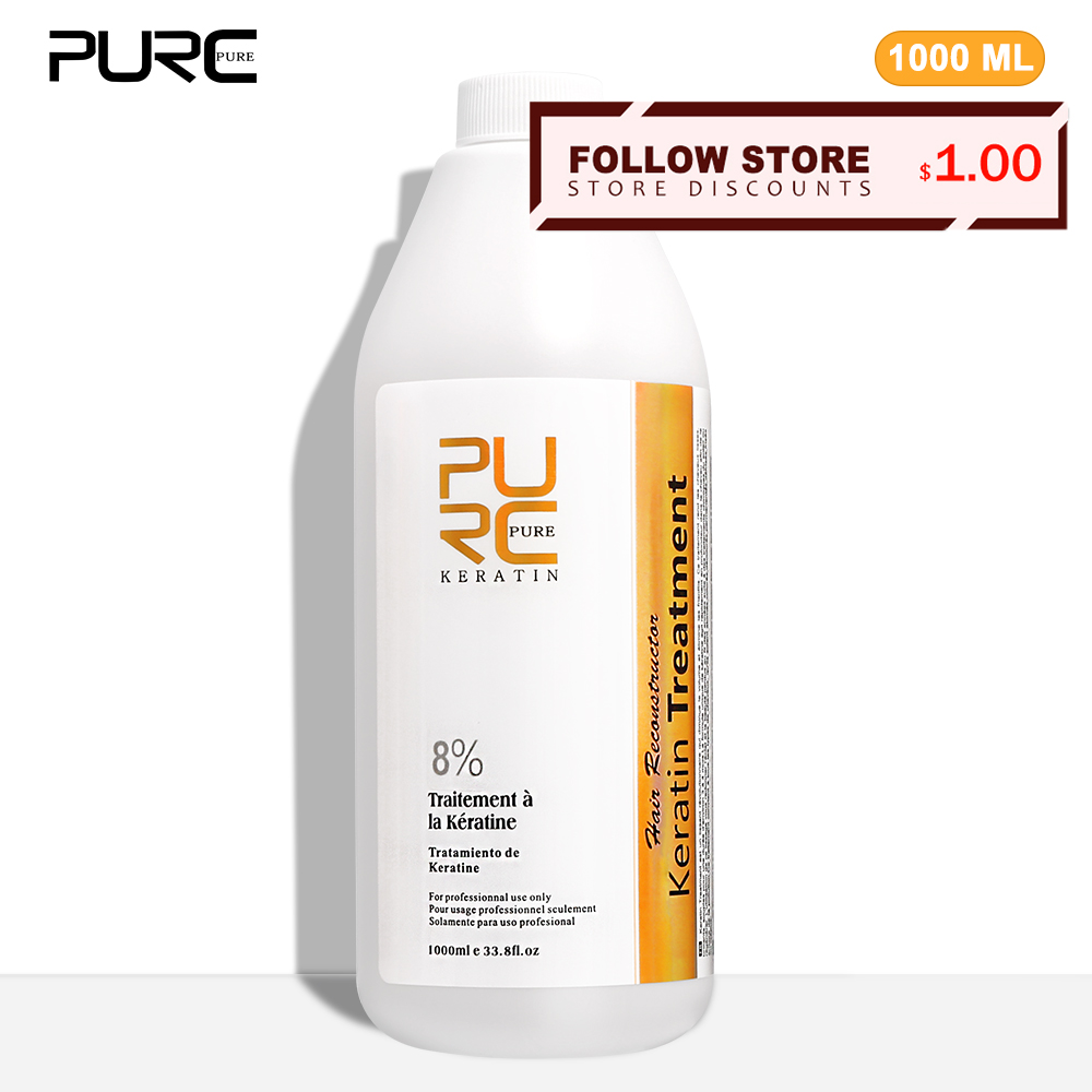 Hair Care Keratin Treatment - PURC 8% Keratyna Wygładzająca Kuracja Usuwanie