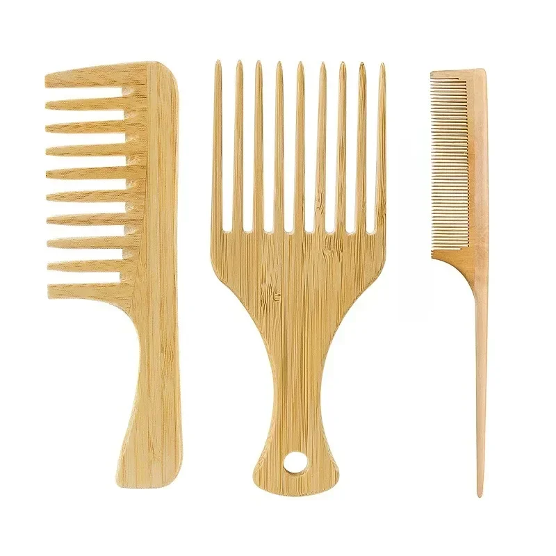 1szt Naturalny bambusowy drewn – Bamboo Hair Brush recenzja i cena
