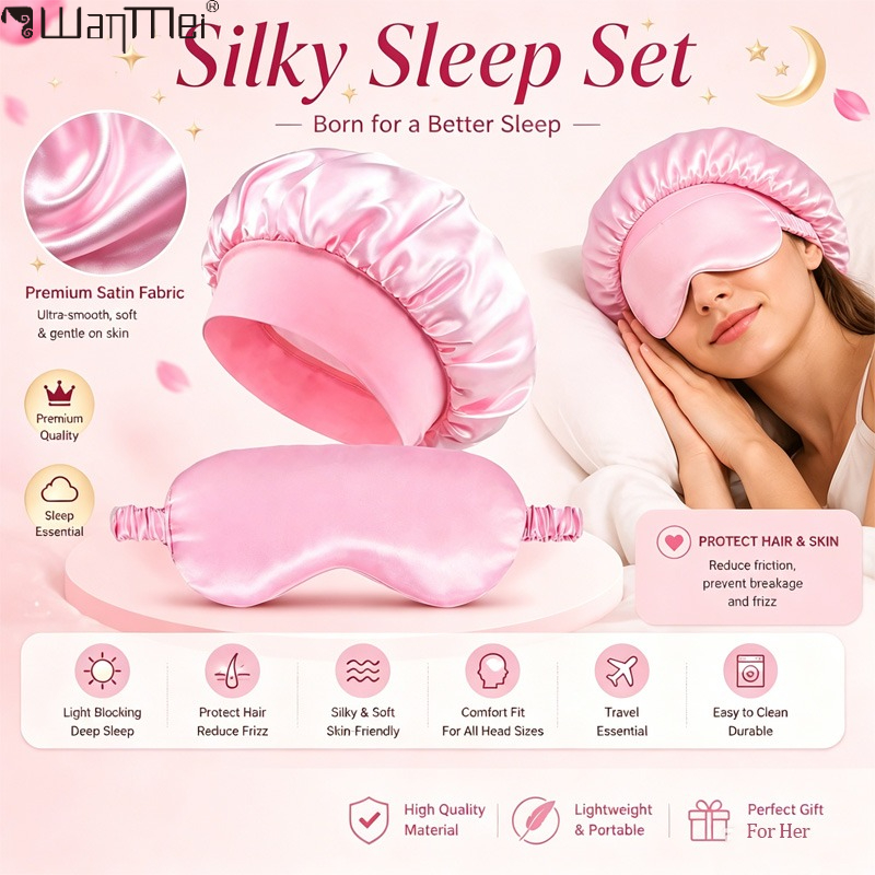    Zestaw satynowych czepeków – Hair Care Treatment recenzja i cena